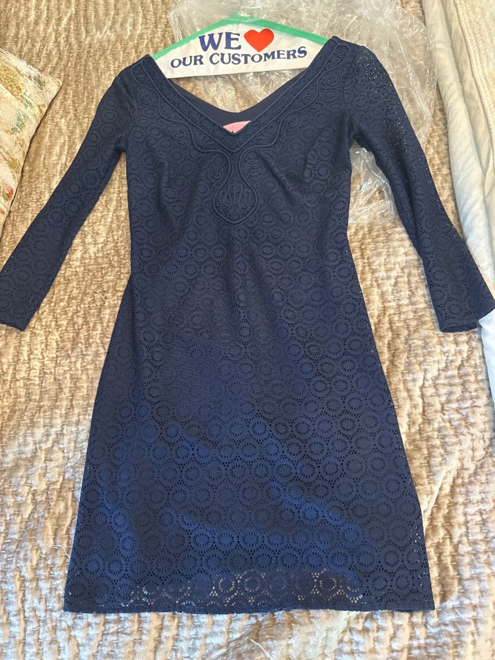 Lilly Pulitzer place dress navy blue
